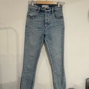 Abercrombie & Fitch Light Blue High Rise Jeans